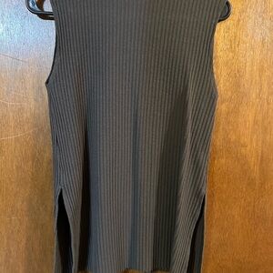 Zara olive green  Ribbed Tank Top